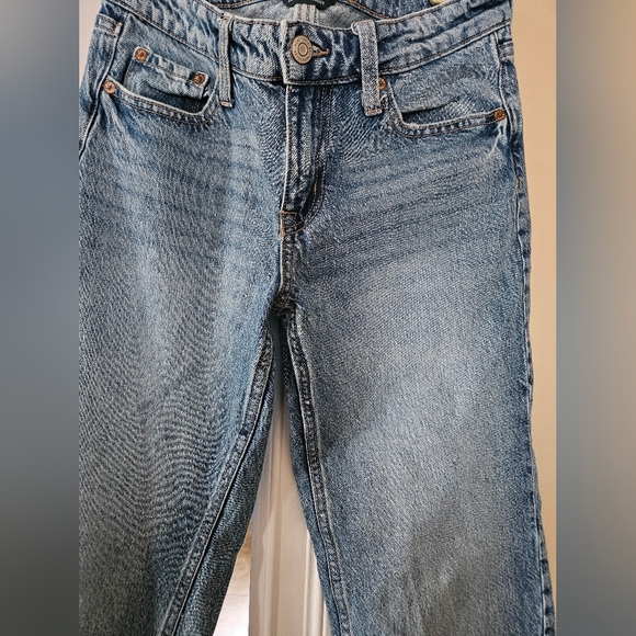 Aeropostle Womens Sz 0 Short Low Rise Baggy Distressed Jeans - Picture 5 of 6